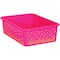 Teacher Created Resources® Large Confetti Plastic Storage Bin, 3ct.